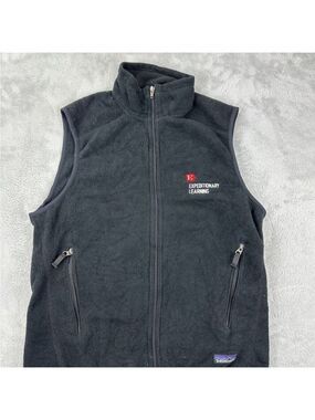Patagonia Men's Size Medium Synchilla Black Vest Jacket Style Number 11408